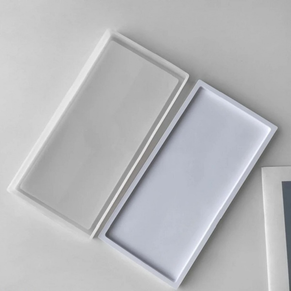 Силіконова форма для гіпсу підставка - прямокутна класична